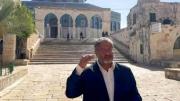 Ministro israelí reza en lugar sagrado y provoca rechazo de los musulmanes
