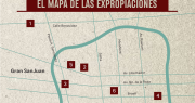 Los mapas de las escandalosas expropiaciones en San Juan y las exorbitantes cifras que se pagaron