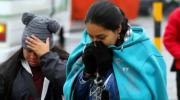 Frente frío permanecerá hasta este martes en cinco departamentos