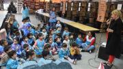 Mes de las Infancias: menuda visita a la Biblioteca Municipal