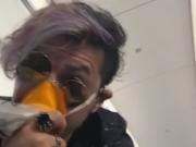 Un pasajero del vuelo Madrid- París grabó el momento de pánico en el avión tras chocar contra un ave