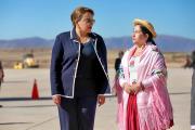 La presidenta de Honduras, Xiomara Castro, arriba a Bolivia para los actos protocolares del Bicentenario