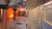 VIDEO ANGUSTIANTE: 13 hospitalizados dejó incendio en un tren del metro que conecta a estas ciudades de EEUU