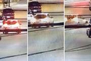 Discutió con su expareja y la arrastró durante cuatro cuadras en el capot del auto