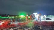 Grave vuelco en la Ruta 237: Bomberos de Picún Leufú trabajaron contrarreloj para controlar un escape de gas