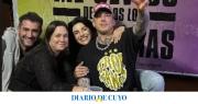 Gianinna Maradona y “El Polaco” fueron sorprendidos a los besos en el Tropitango