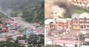 Impactante video: Inundación repentina arrasó con un pueblo en India, van cuatro muertos y varios desaparecidos