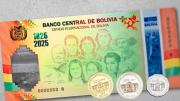 Arce dice que billete y monedas del Bicentenario convocan a cuidar el “proceso de cambio”