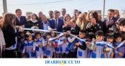 Orrego inauguró una escuela de Nivel Inicial en el barrio Pie de Palo de Caucete