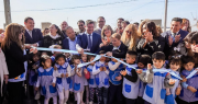 En Caucete, Orrego inauguró una escuela de Nivel Inicial cuyo nombre recuerda a un honorable vecino