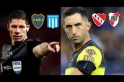 Clásicos en llamas: la AFA confirmó los árbitros para Boca-Racing e Independiente-River