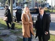Juicio contra el ex marido de Julieta Prandi: un biombo en la sala para que ella no vea a Claudio Contardi