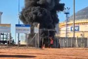 Susto por un incendio en la cabecera sur del Oleoducto Vaca Muerta Norte: cómo fue el operativo