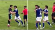 Escándalo en el Como vs. Betis: puñetazos, empujones y un argentino en el centro de la batalla