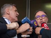 Se pelearon los abogados de Julieta Prandi y Claudio Contardi en la puerta de Tribunales