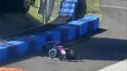 Colapinto se despistó pero volvió y giró de nuevo en el Hungaroring