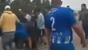 VIDEO: otra vez la violencia en una pelea entre hinchadas dejó un herido hospitalizado en Cerrillos