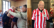 La emotiva historia de Liche, el hincha de Estudiantes de 97 años que recibió un regalo especial