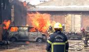 VORAZ INCENDIO EN UN DEPÓSITO DE LA GOBERNACIÓN: Motorizados y otros enseres quedaron inutilizados