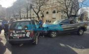 Fuerte choque en pleno centro de La Plata 