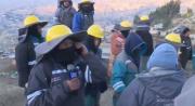 Trabajadores de Sak’a Churu retoman bloqueo en rechazo a contratación de empresa para nueva celda y denuncian riesgo de despidos