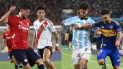 Formaciones para Boca vs Racing e Independiente vs River