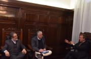Visita del embajador alemán a LA GACETA