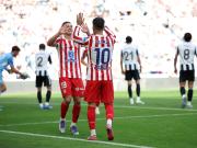 Julián Álvarez calienta motores a puro gol: marcó en el triunfo de Atlético de Madrid ante Newcastle
