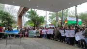 Anuncian bloqueos por no pago de desayuno escolar