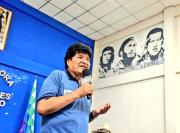Evo asegura que no hará alianzas de cara a las elecciones y duce fue buscado por “algunos perdedores”