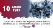 Cuba evoca la heroica Batalla de Cangamba