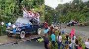 EN VIDEO: Inauguraron paso vehicular en puente colgante fabricado por habitantes de Lara y Portuguesa para conectar ambos estados