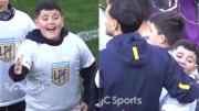 El noble gesto de Paredes con el niño que lo acompañó antes del clásico Boca-Racing: “No lo podía creer”