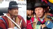 Un sector de campesinos Tupac Katari quita respaldo a Andrónico, mientras que otro lo mantiene