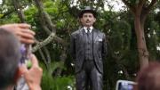 EN FOTOS: Vandalizaron la escultura de José Gregorio Hernández ubicada en Baruta