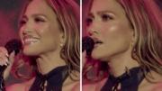 El momento viral que vivió Jennifer López en pleno show, un grillo se subió a su vestido y así reaccionó