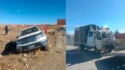 Cuatro heridos tras el choque de una camioneta y un camión