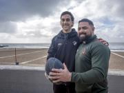 La foto más esperada: eran rivales, le salvó la vida en un partido de rugby y se volvieron a reunir con la guinda de por medio