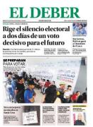 Portadas de los periódicos de Bolivia del jueves 14 de agosto del 2025