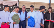 Marcelo Orrego inauguró en Mogna la primera escuela secundaria rural de San Juan