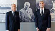 Los elogios de Florentino Pérez a River en la presentación de Mastantuono en Real Madrid