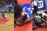 Brutal agresión en el básquet: una piña termina en una conmoción cerebral y una inhabilitación total (VIDEO)