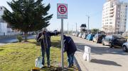 El Municipio avanza en la demarcación de estacionamientos y el ordenamiento vial