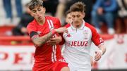 Argentinos Juniors terminó con 9 y Huracán se lo ganó sobre la hora