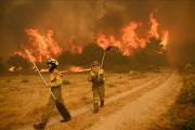 España, consumida por incendios forestales en el noroeste y el oeste