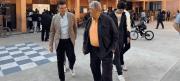 Rodrigo Paz acompañó a su padre, Jaime Paz al sufragio poniendo a Dios por, sobre todo