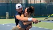 Clases con amor: así se divierten Eiza González y Grigor Dimitrov