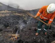Bomberos sofocan incendio en Reserva Nacional Kewiña de Colomi