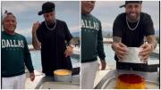EN VIDEO: Nicky Jam probó por primera vez el quesillo venezolano y su reacción se hizo viral