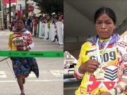 Una corredora indígena ganó una ultramaratón de 63 km vestida con sandalias y pollera
